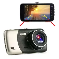 Автомобільний відеореєстратор X600, LCD 4'', Angel Lens, камери, 1080P Full HD, метал. корпус