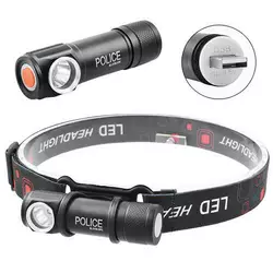 Ліхтар налобний Police 2155-XPE, Li-Ion акумулятор, магніт, ЗУ USB