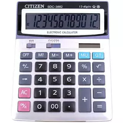 Калькулятор CITIZEN 3882, подвійне живлення