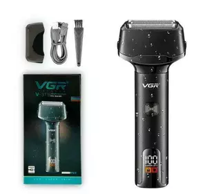 Електробритва VGR V-371 шейвер для вологого та сухого гоління, IPX5, висувний триммер