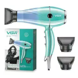 Фен для сушіння та укладання волосся VGR V-452, Professional, Powerful, 2000-2400 Вт