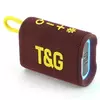 Bluetooth-колонка TG396 з RGB ПІДСВІЧУВАННЯМ, speakerphone, радіо, maroon