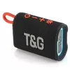 Bluetooth-колонка TG396 з RGB ПІДСВІЧУВАННЯМ, speakerphone, радіо, black
