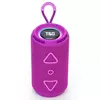 Bluetooth-колонка TG656 з RGB ПІДСВІЧУВАННЯМ, speakerphone, радіо, purple