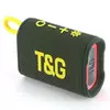 Bluetooth-колонка TG396 з RGB ПІДСВІЧУВАННЯМ, speakerphone, радіо, green