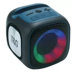 Bluetooth-колонка TG359 з RGB ПІДСВІЧУВАННЯМ, speakerphone, радіо, black