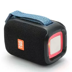 Bluetooth-колонка TG339 з RGB ПІДСВІЧУВАННЯМ, speakerphone, радіо, black