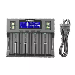 Зарядний пристрій LiitoKala Lii-D4XL, 4x21700/18650/26650/26700/32700/AAA/9V