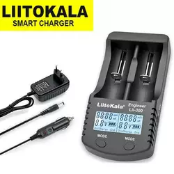 Зарядний пристрій LiitoKala Lii-300, 2хAA/ AAA/26650/22650/18650/17670/18500/18350/17500/17335/