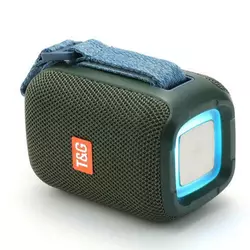 Bluetooth-колонка TG339 з RGB ПІДСВІЧУВАННЯМ, speakerphone, радіо, green