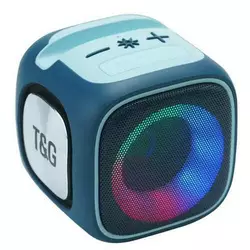 Bluetooth-колонка TG359 з RGB ПІДСВІЧУВАННЯМ, speakerphone, радіо, blue
