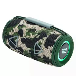 Bluetooth-колонка TG657 з RGB ПІДСВІТКОЮ, speakerphone, радіо, camouflage