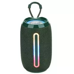Bluetooth-колонка TG653 з RGB ПІДСВІЧУВАННЯМ, speakerphone, радіо, green
