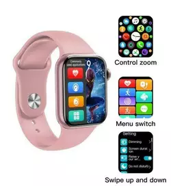 Smart Watch M16 mini, WearfitPro, 38mm Aluminium, голосовий виклик, pink