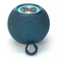 Bluetooth-колонка TG337 з RGB ПІДСВІЧУВАННЯМ, speakerphone, радіо, blue