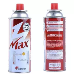 Газ MAX (MAXSUN СRV Корея), для портативних газових приладів, червоний (зима-літо)