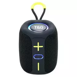 Bluetooth-колонка TG658 з RGB ПІДСВІЧУВАННЯМ, speakerphone, радіо, black
