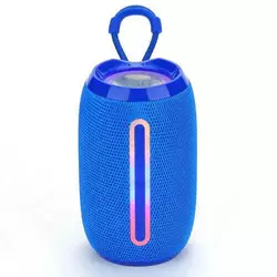 Bluetooth-колонка TG653 з RGB ПІДСВІЧУВАННЯМ, speakerphone, радіо, blue