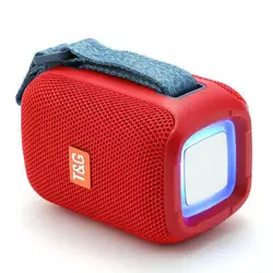 Bluetooth-колонка TG339 з RGB ПІДСВІЧУВАННЯМ, speakerphone, радіо, red