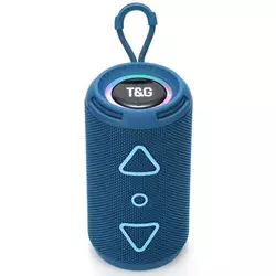 Bluetooth-колонка TG656 з RGB ПІДСВІЧУВАННЯМ, speakerphone, радіо, blue