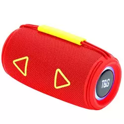 Bluetooth-колонка TG657 з RGB ПІДСВІЧУВАННЯМ, speakerphone, радіо, red
