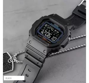 Годинник наручний 1629BK SKMEI, BLACK, Smart Watch