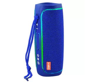 Bluetooth-колонка TG288 з RGB ПІДСВІЧУВАННЯМ, speakerphone, радіо, blue