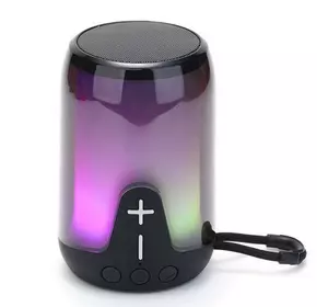 Bluetooth-колонка TG652 з RGB ПІДСВІЧУВАННЯМ, speakerphone, радіо, black