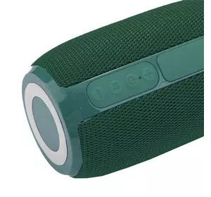Bluetooth-колонка TG653 з RGB ПІДСВІЧУВАННЯМ, speakerphone, радіо, green