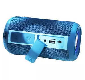 Bluetooth-колонка TG656 з RGB ПІДСВІЧУВАННЯМ, speakerphone, радіо, blue