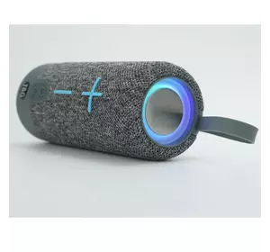 Bluetooth-колонка TG619C з RGB ПІДСВІЧУВАННЯМ, speakerphone, радіо, grey