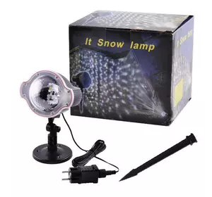 Світлодіодний лазерний проектор Star Shower Snow 809-white, 2 кронштейни, Waterproof