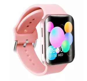 Smart Watch T68, температура тіла, голосовий виклик, pink