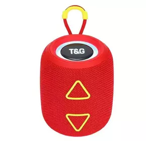 Bluetooth-колонка TG655 з RGB ПІДСВІЧУВАННЯМ, speakerphone, радіо, red