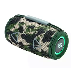 Bluetooth-колонка TG657 з RGB ПІДСВІТКОЮ, speakerphone, радіо, camouflage