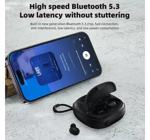 Bluetooth-колонка з навушниками TG813, з функцією speakerphone, радіо, black