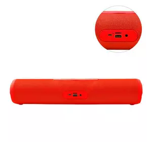 Bluetooth-колонка E7, speakerphone, радіо, red
