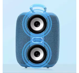 Bluetooth-колонка TG658 з RGB ПІДСВІЧУВАННЯМ, speakerphone, радіо, blue