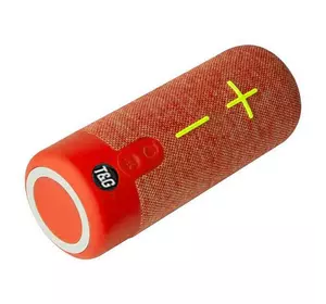 Bluetooth-колонка TG619C з RGB ПІДСВІЧУВАННЯМ, speakerphone, радіо, red