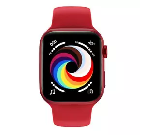 Smart Watch Series 7 Z37, 44 mm Aluminium, голосовий дзвінок, бездротова зарядка, red