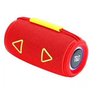 Bluetooth-колонка TG657 з RGB ПІДСВІЧУВАННЯМ, speakerphone, радіо, red