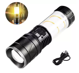 Ліхтар зі світильником CH-5021-TG+COB, Li-Ion аккум., ЗУ Type-C, zoom Ліхтар зі світильником CH-5021-TG+COB, Li-Ion аккум., ЗУ Type-C, zoom