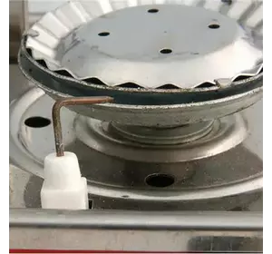 Портативна туристична газова плита з п'єзопідпалом Соняшник k-203 з чохлом