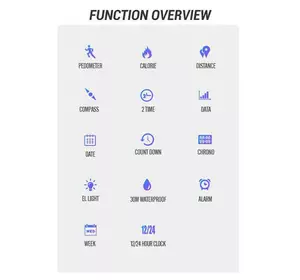 Годинники наручні 2209BKWT SKMEI, BLACK-WHITE, Compass, Pedometer Годинники наручні 2209BKWT SKMEI, BLACK-WHITE, Compass, Pedometer